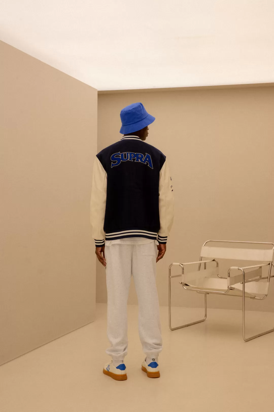 BAYC WOOL OVER FIT VARSITY JACKET^Supra Fashion